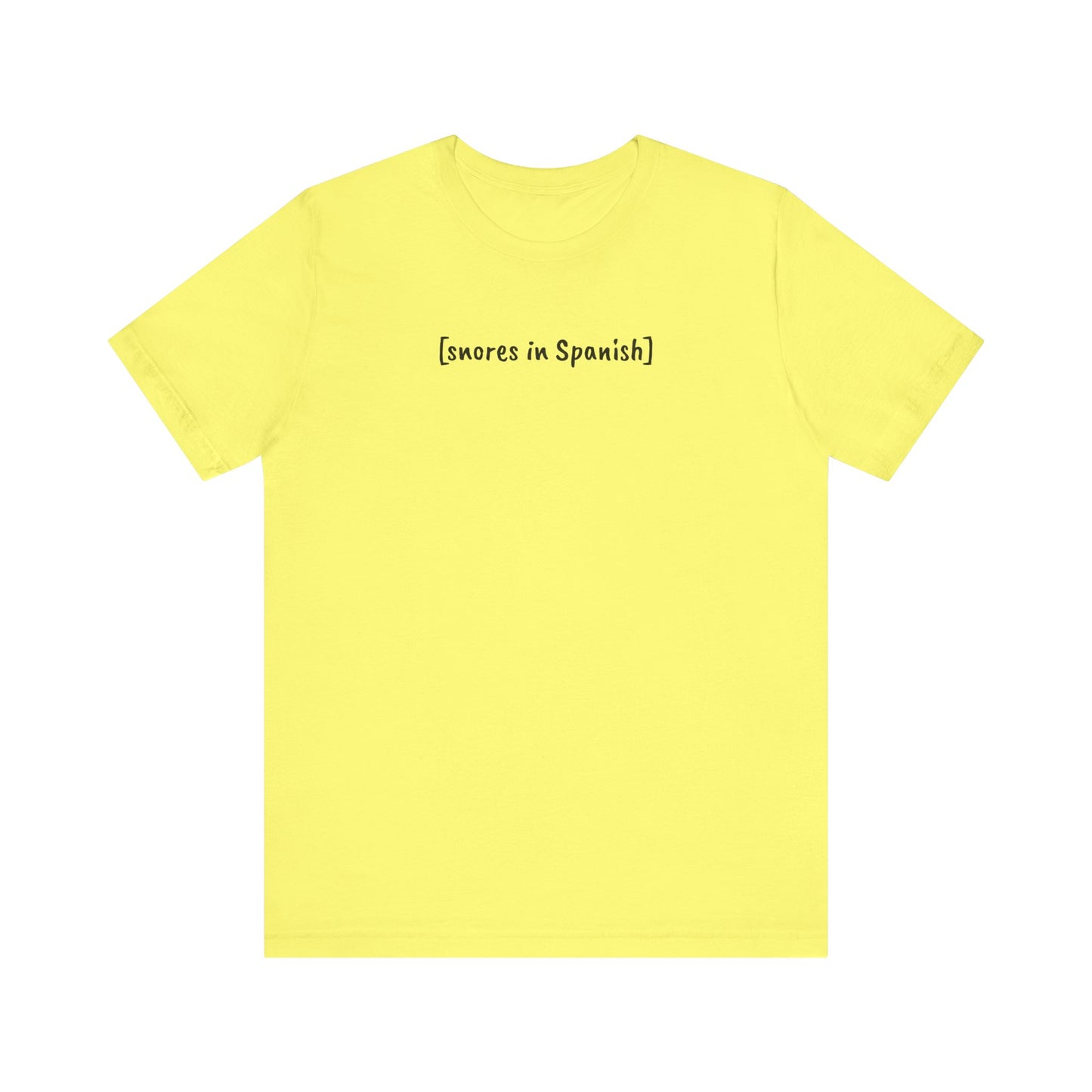 [snores in Spanish], Shirt