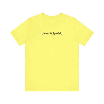 [snores in Spanish], Shirt