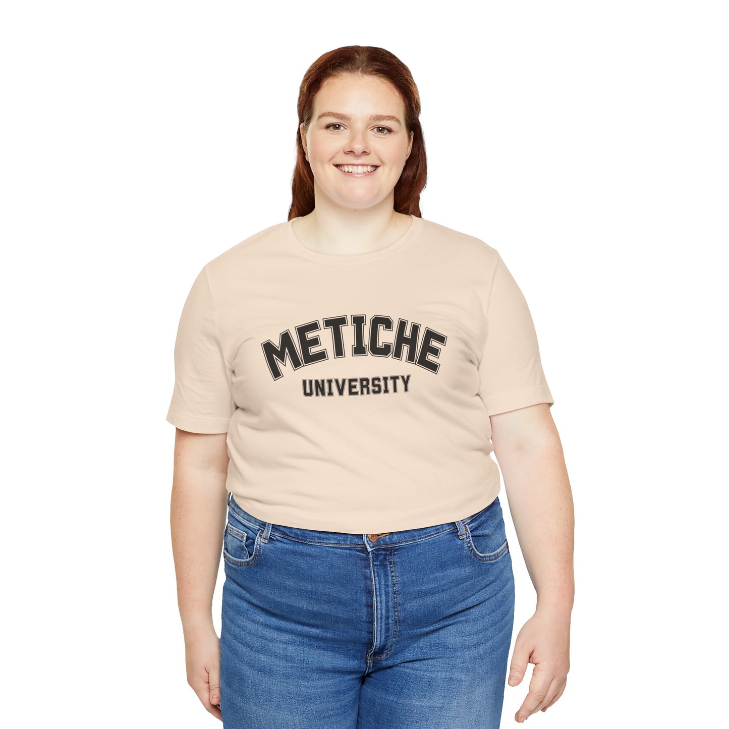 Metiche University Shirt | Funny Latina Graphic Tee