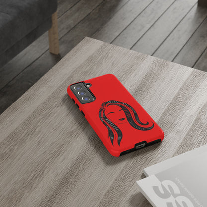 Red Fuerza Latina Tough Phone Case | Latina Empowerment Protective Cover