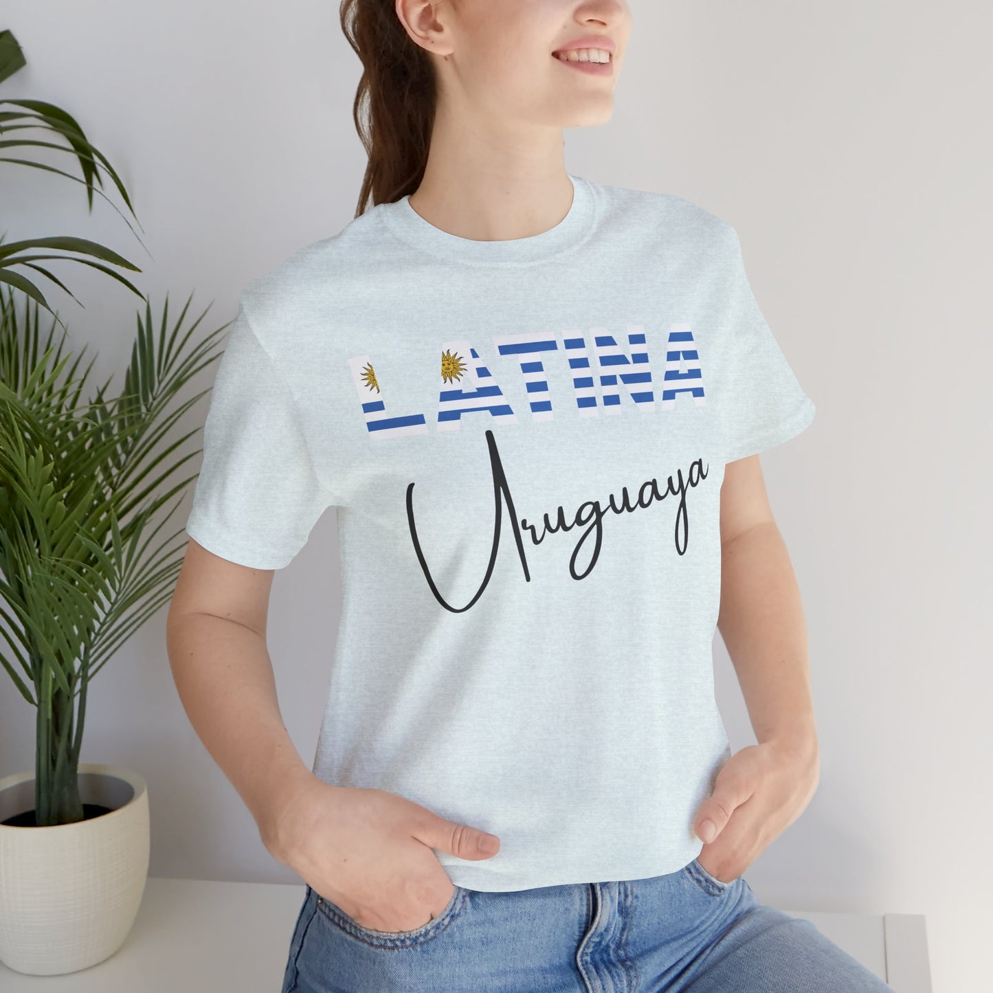 Latina Uruguaya, Shirt – Uruguay Latina Pride Graphic Tee for Women