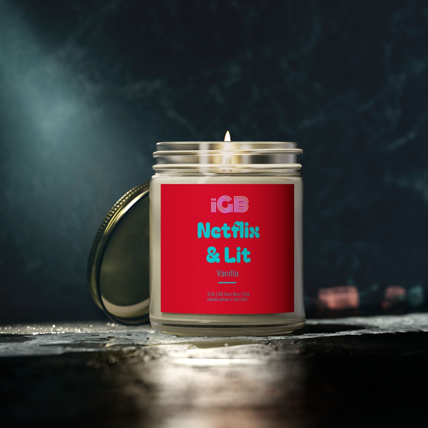 Netflix & Lit, Candle (4oz, 9oz)