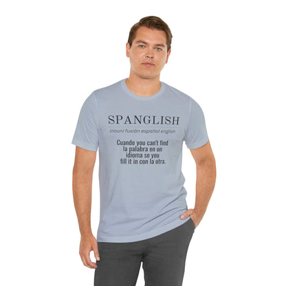 Spanglish Definition Shirt | Bilingual Pride Graphic Tee