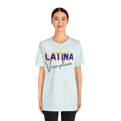 Latina Venezolana, Shirt – Venezuela Latina Pride Graphic Tee for Women
