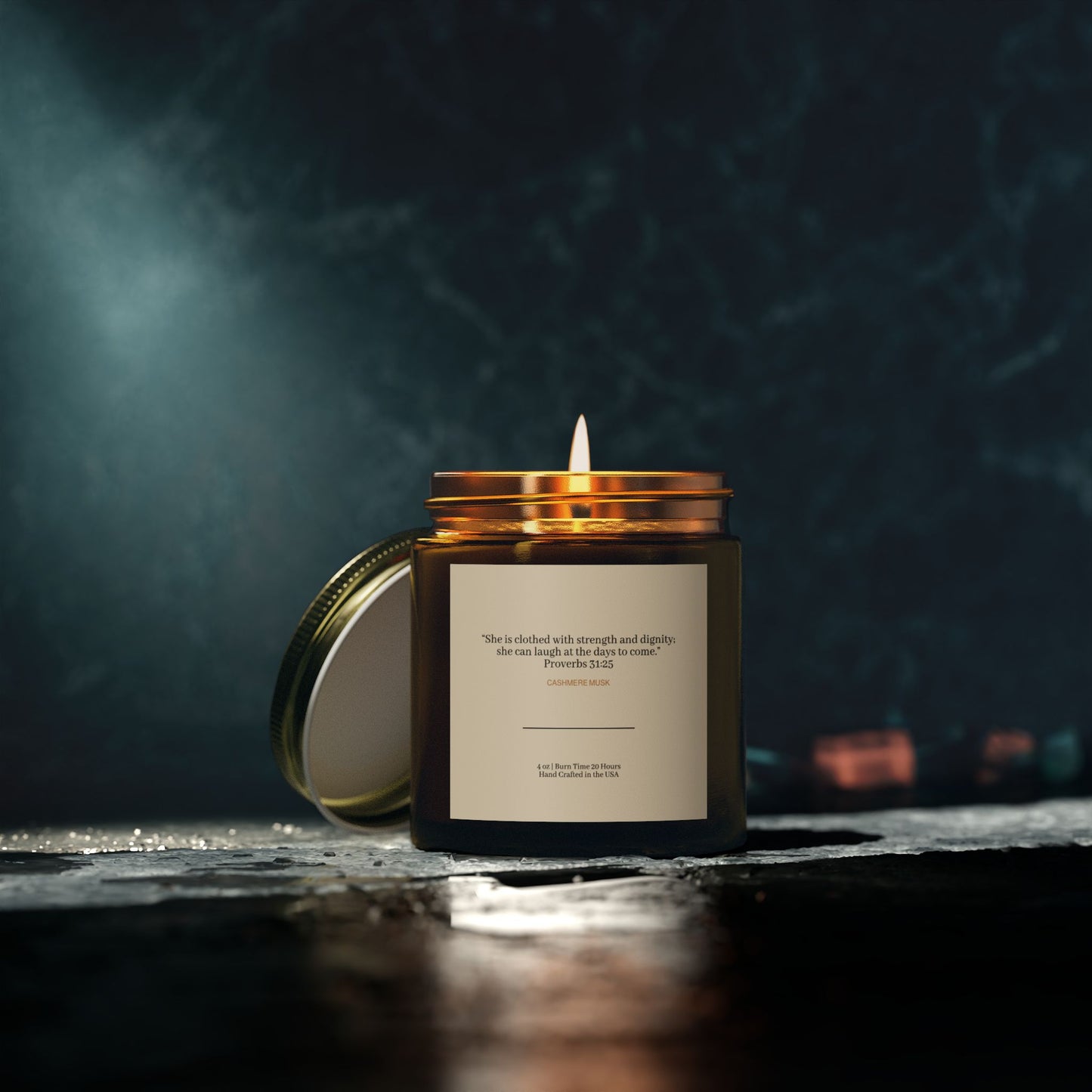 Provers 31:25 Cashmere Musk Candle