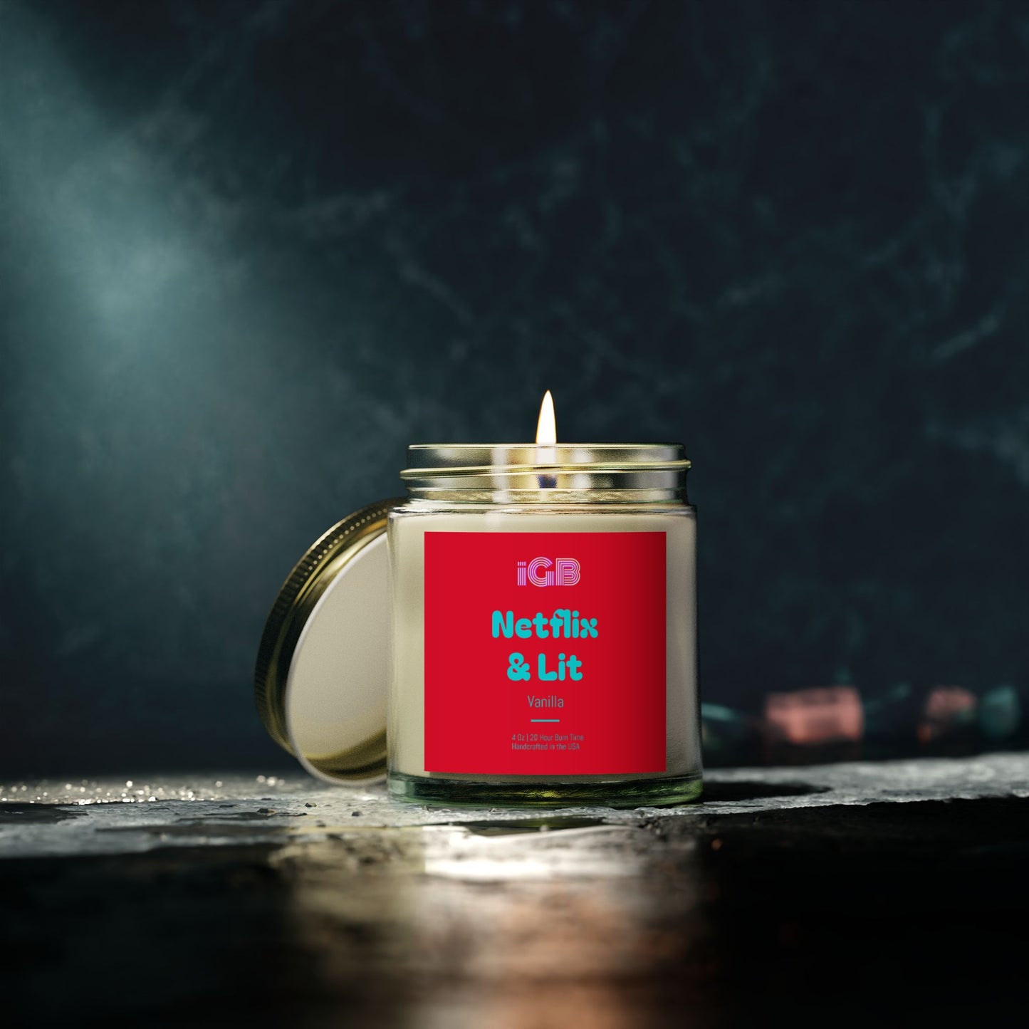 Netflix & Lit, Candle (4oz, 9oz)