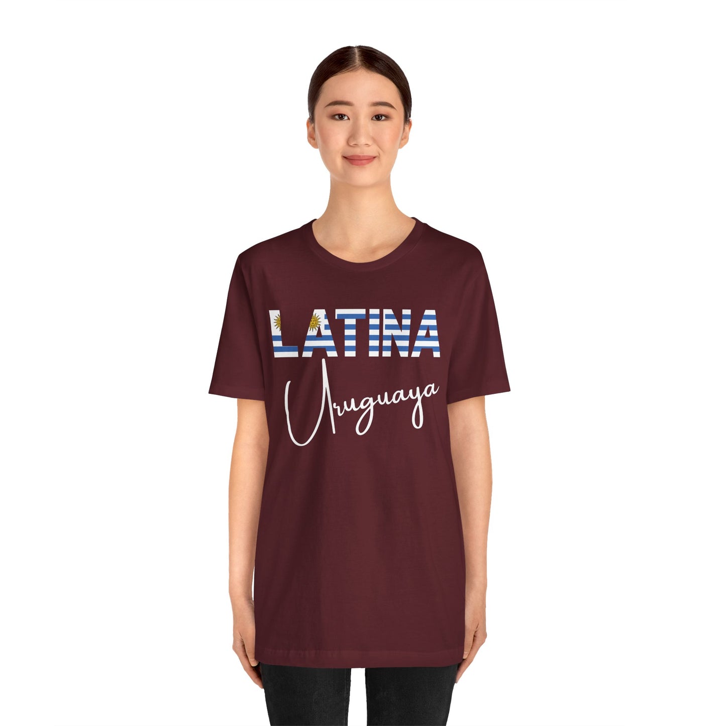 Latina Uruguaya, Shirt – Uruguay Latina Pride Graphic Tee for Women