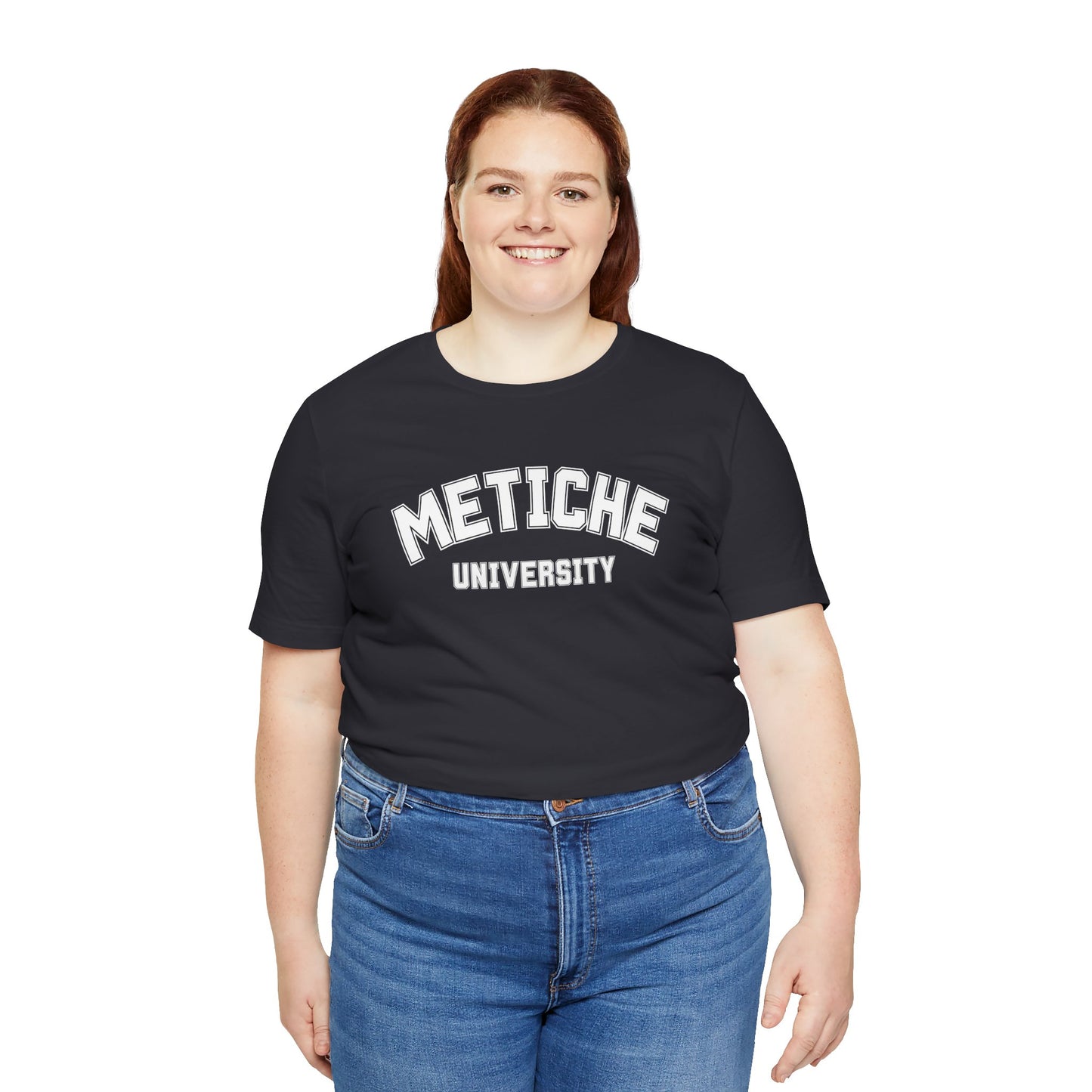Metiche University Shirt | Funny Latina Graphic Tee