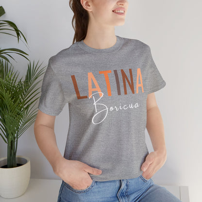 Latina Boricua Shirt | Puerto Rico Latina Pride Graphic Tee for Women