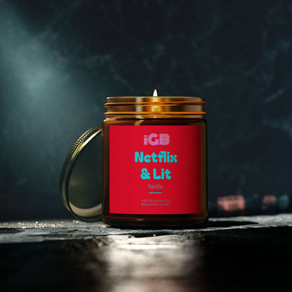 Netflix & Lit, Candle (4oz, 9oz)