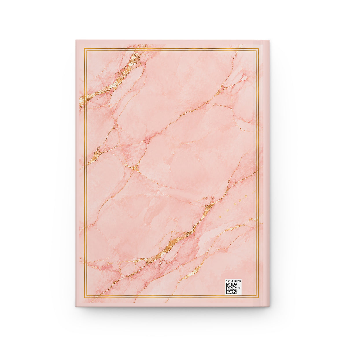Champagne Goals Coffee Budget Pink Marble Hardcover Journal