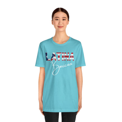 Latina Boricua Shirt | Puerto Rico Latina Pride Graphic Tee for Women