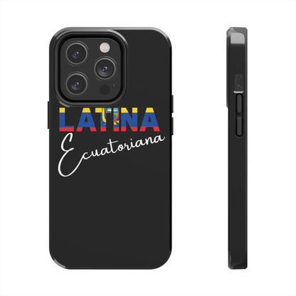 Latina Ecuatoriana Tough iPhone Case | Ecuador Latina Pride Protective Cover