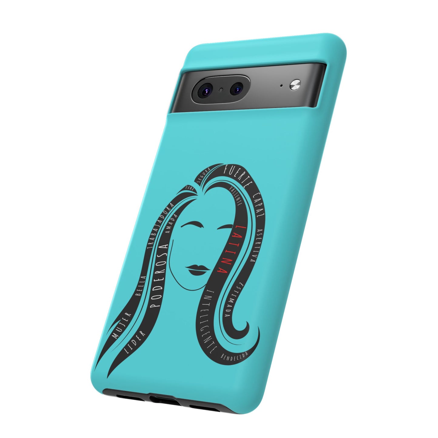 Blue Fuerza Latina Tough Phone Case | Latina Empowerment Protective Cover