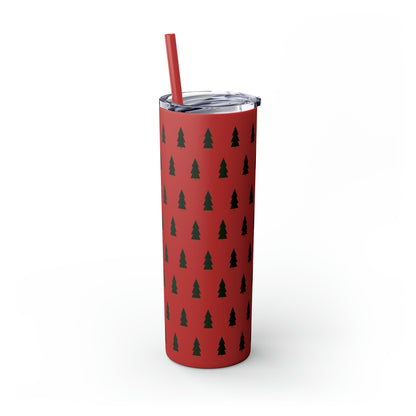 Christmas Tumbler with Straw, 20oz