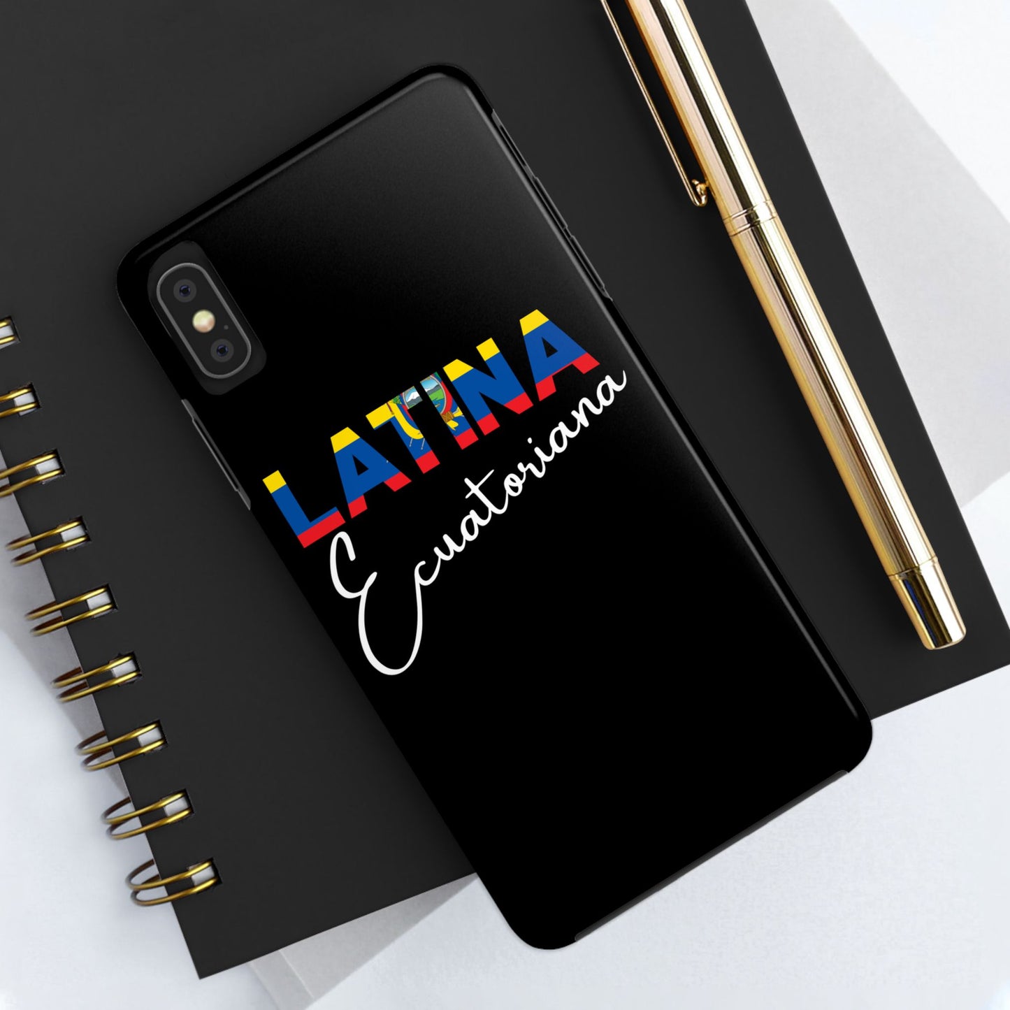 Latina Ecuatoriana Tough iPhone Case | Ecuador Latina Pride Protective Cover