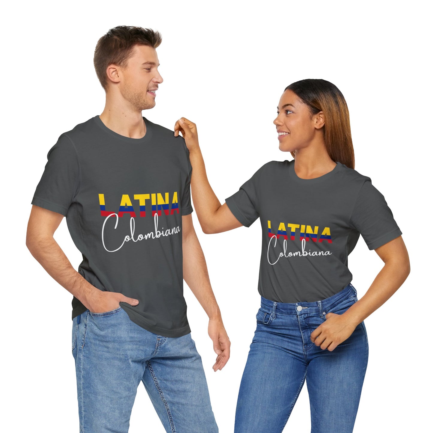 Latina Colombiana, Shirt - Colombian Latina Pride Graphic Tee for Women
