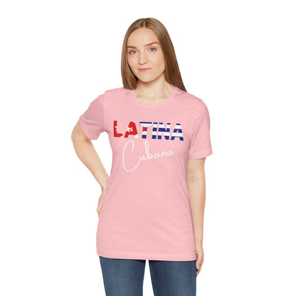 Latina Cubana Shirt | Cuba Latina Pride Graphic Tee for Women