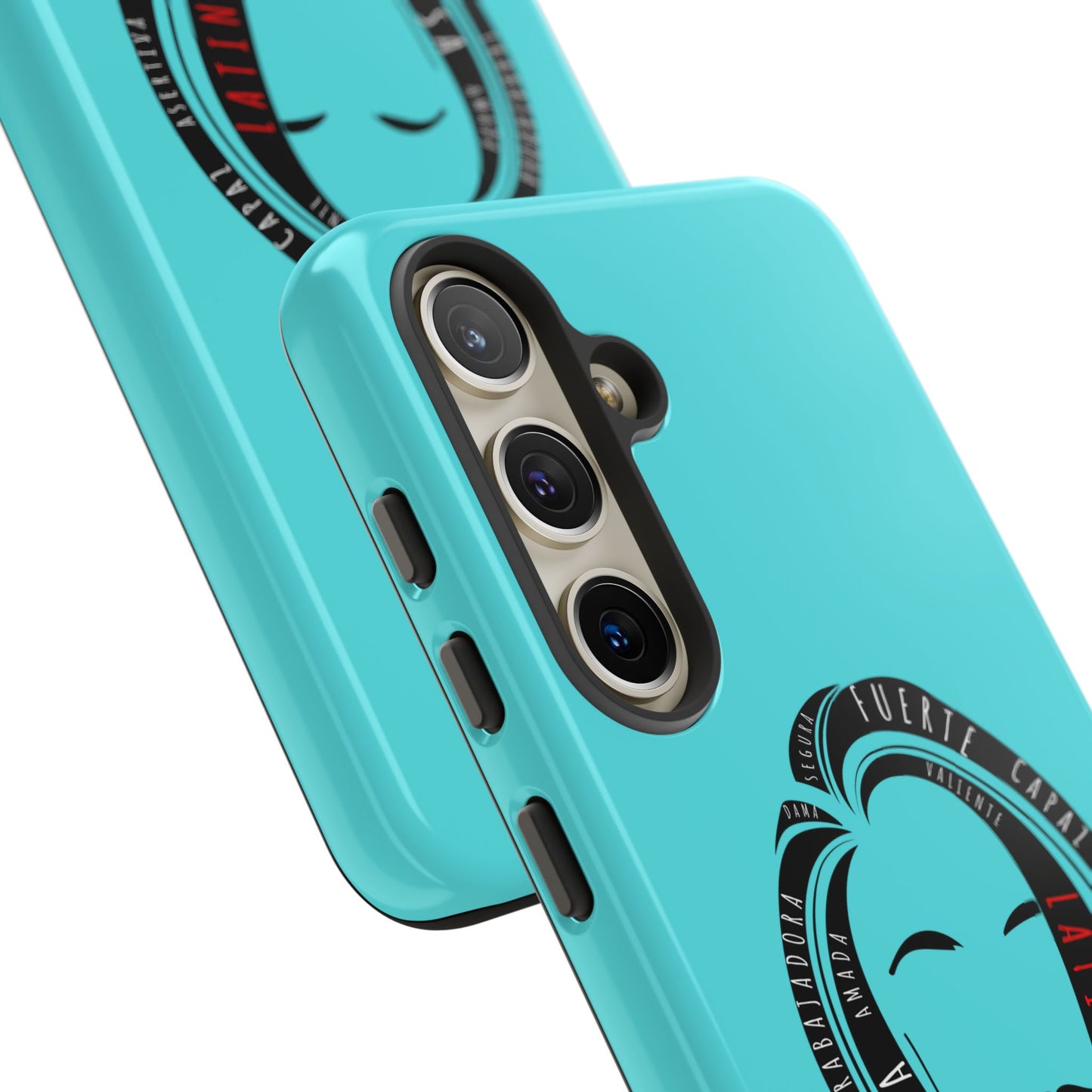 Blue Fuerza Latina Tough Phone Case | Latina Empowerment Protective Cover