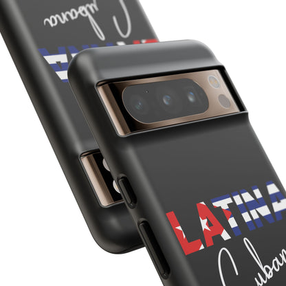 Latina Cubana Tough Phone Case | Cuba Latina Pride Protective Cover