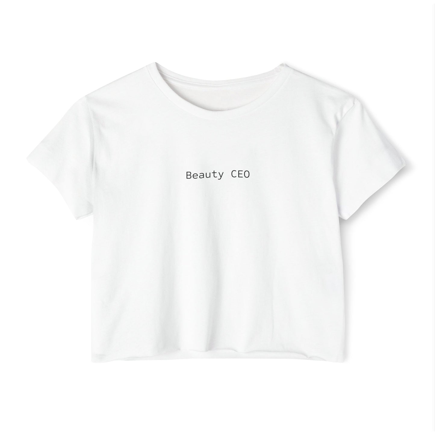 Beauty CEO™ Cropped Tee | Esthetician Boss Girl Festival Top