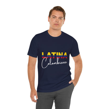 Latina Colombiana, Shirt - Colombian Latina Pride Graphic Tee for Women