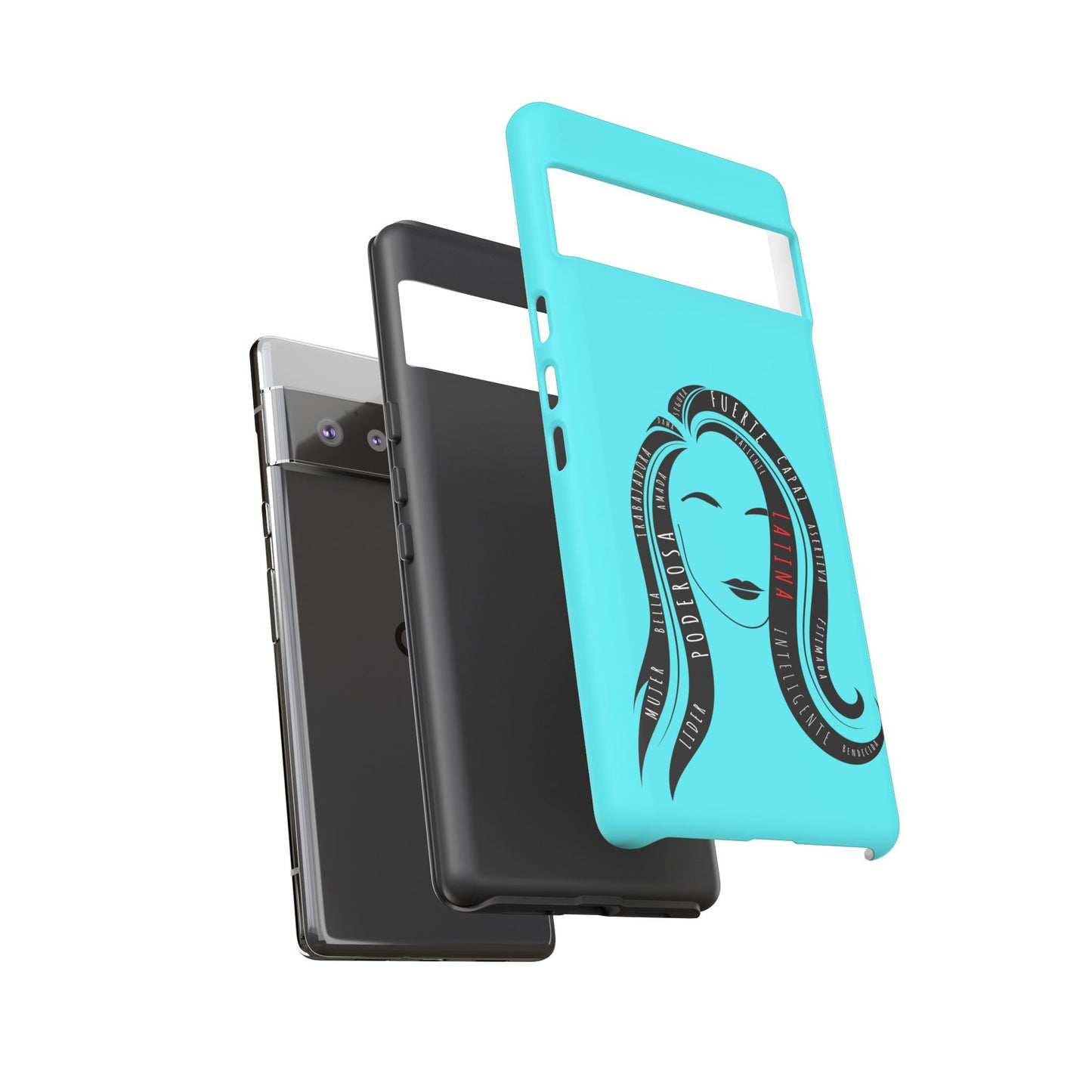 Blue Fuerza Latina Tough Phone Case | Latina Empowerment Protective Cover