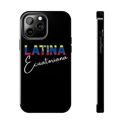 Latina Ecuatoriana Tough iPhone Case | Ecuador Latina Pride Protective Cover