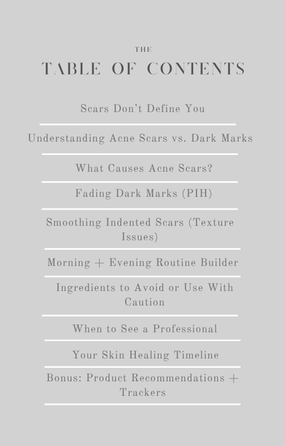 Scars Don’t Define You: The Clear-Skin Guide to Treating Acne Scars