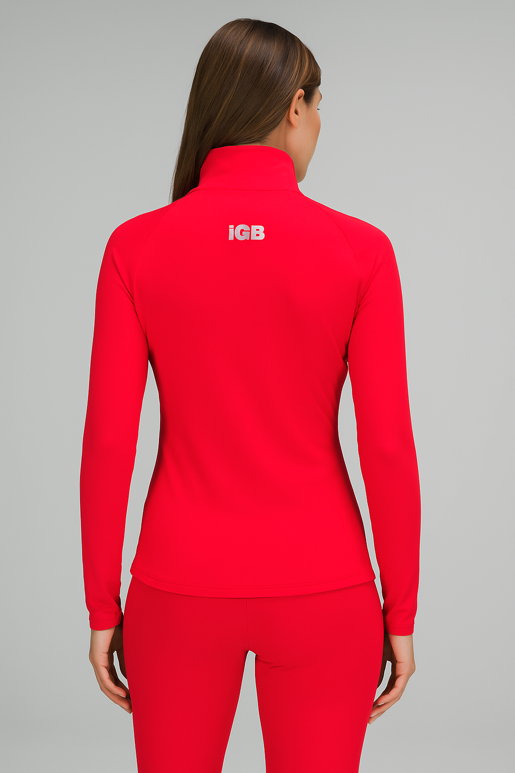 iGB Fits Ladies Quarter-Zip Pullover | Cozy, Stylish Activewear for All Seasons, Perfect for Workouts, Casual Outings, Gift for Her, Marathon Gear