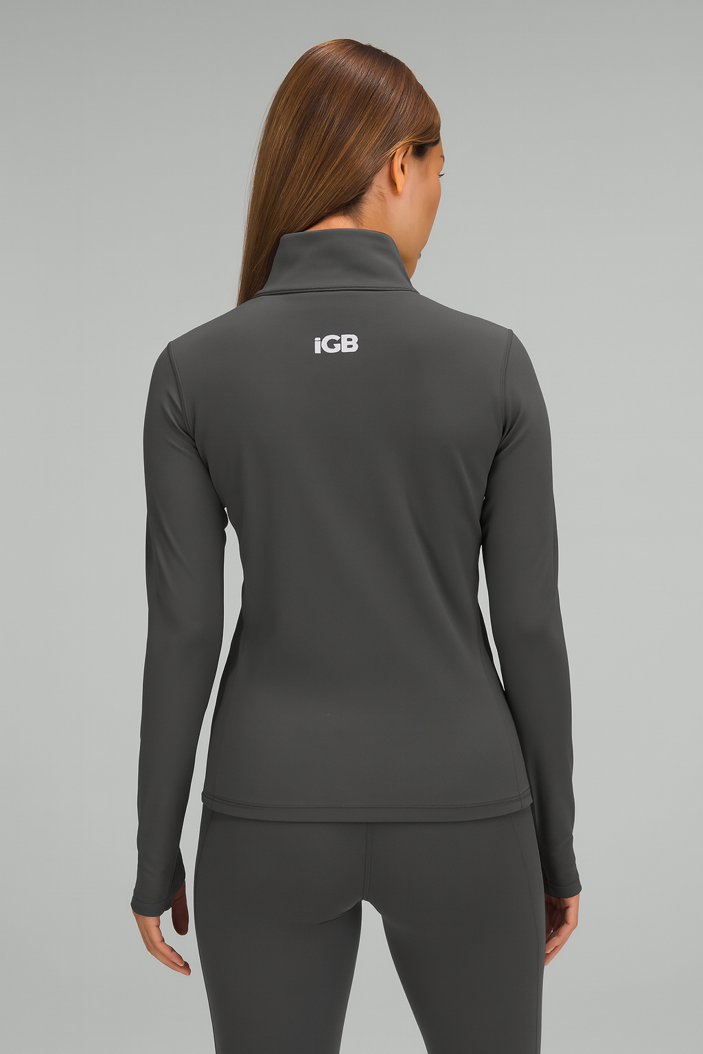 iGB Fits Ladies Quarter-Zip Pullover | Cozy, Stylish Activewear for All Seasons, Perfect for Workouts, Casual Outings, Gift for Her, Marathon Gear