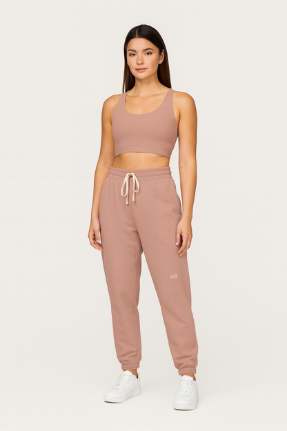 iGB Fits Cozy Unisex Garment-Dyed Fleece Sweatpants | Relaxed Lounge Wear for Home, Travel, Gifts, Special Occasions, Everyday Comfort