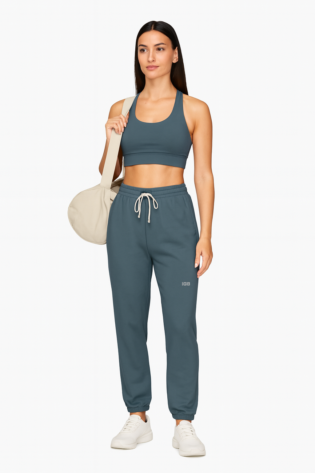 iGB Fits Cozy Unisex Garment-Dyed Fleece Sweatpants | Relaxed Lounge Wear for Home, Travel, Gifts, Special Occasions, Everyday Comfort