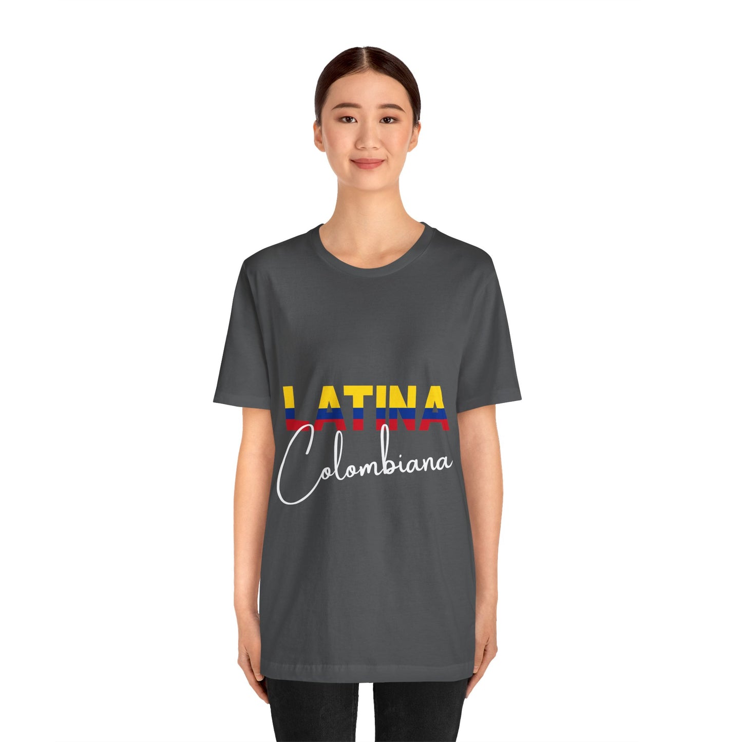 Latina Colombiana, Shirt - Colombian Latina Pride Graphic Tee for Women