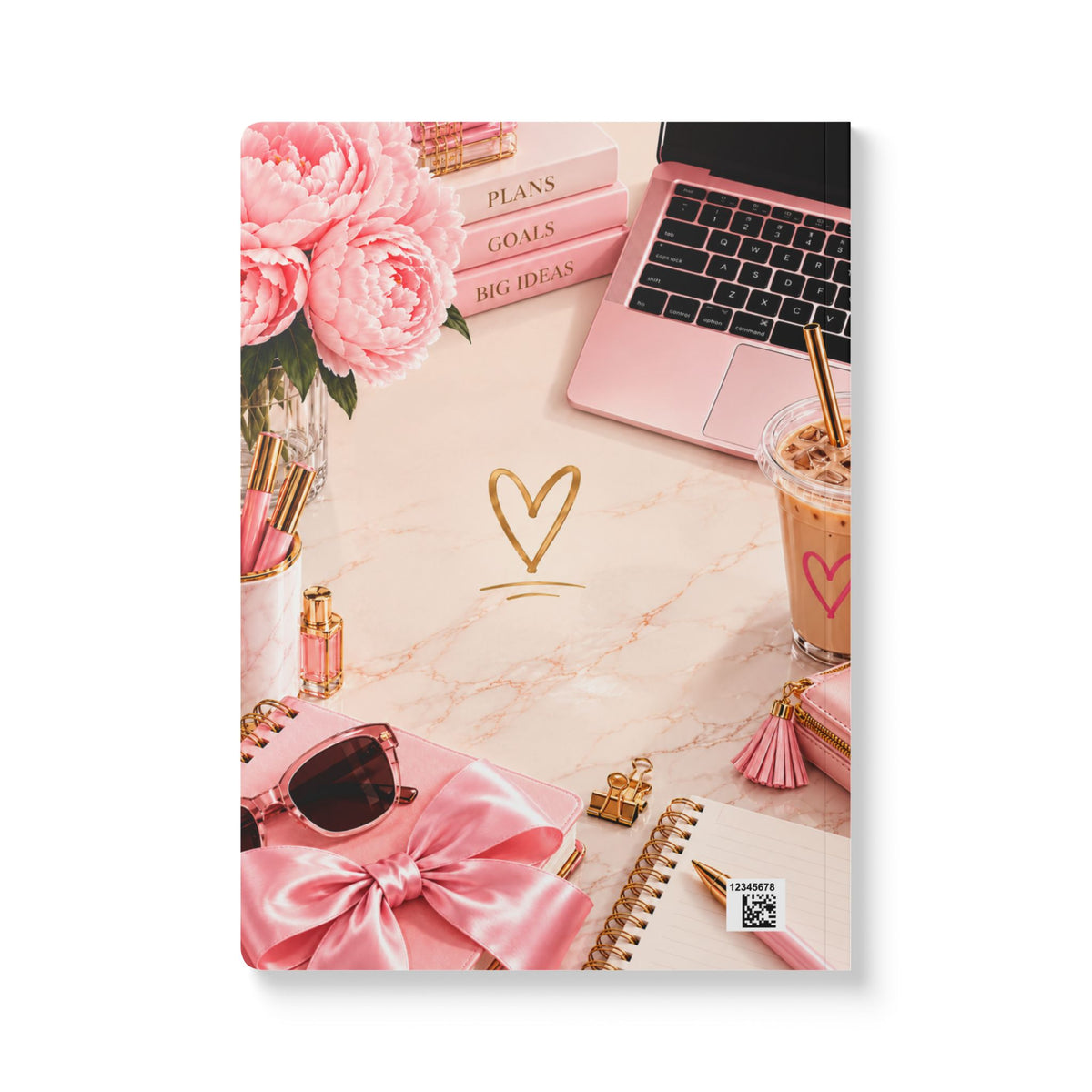CEO of Doing the Most Pink Aesthetic Softcover Journal