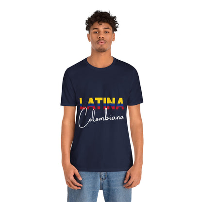 Latina Colombiana, Shirt - Colombian Latina Pride Graphic Tee for Women