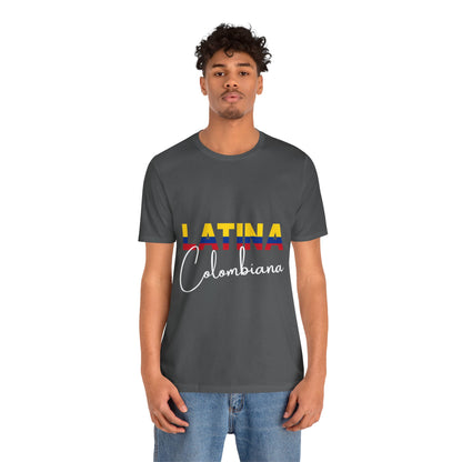 Latina Colombiana, Shirt - Colombian Latina Pride Graphic Tee for Women