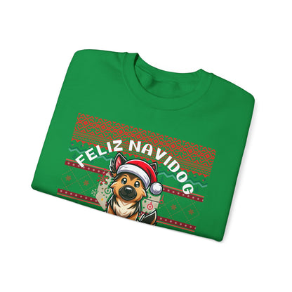 Copy of Feliz Navidog Ugly Christmas Sweater- German Shepherd