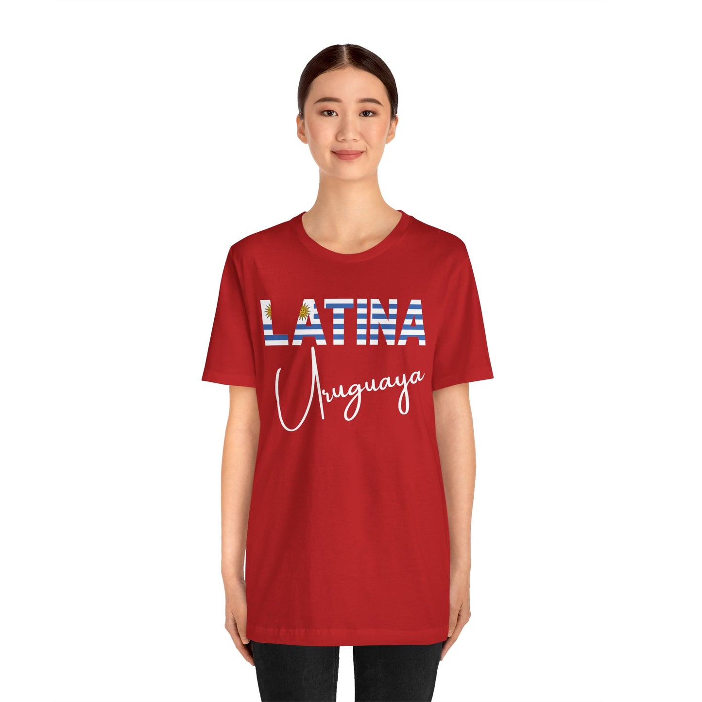 Latina Uruguaya, Shirt – Uruguay Latina Pride Graphic Tee for Women