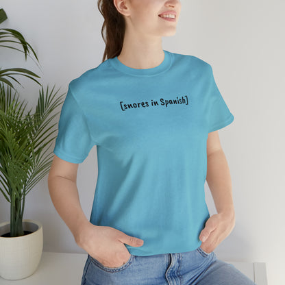 [snores in Spanish], Shirt