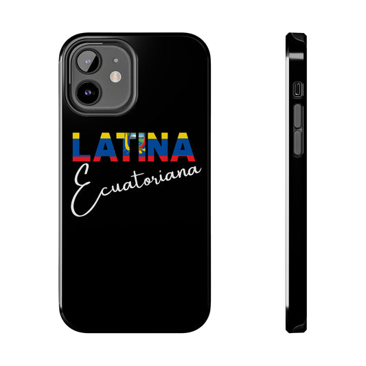 Latina Ecuatoriana Tough iPhone Case | Ecuador Latina Pride Protective Cover