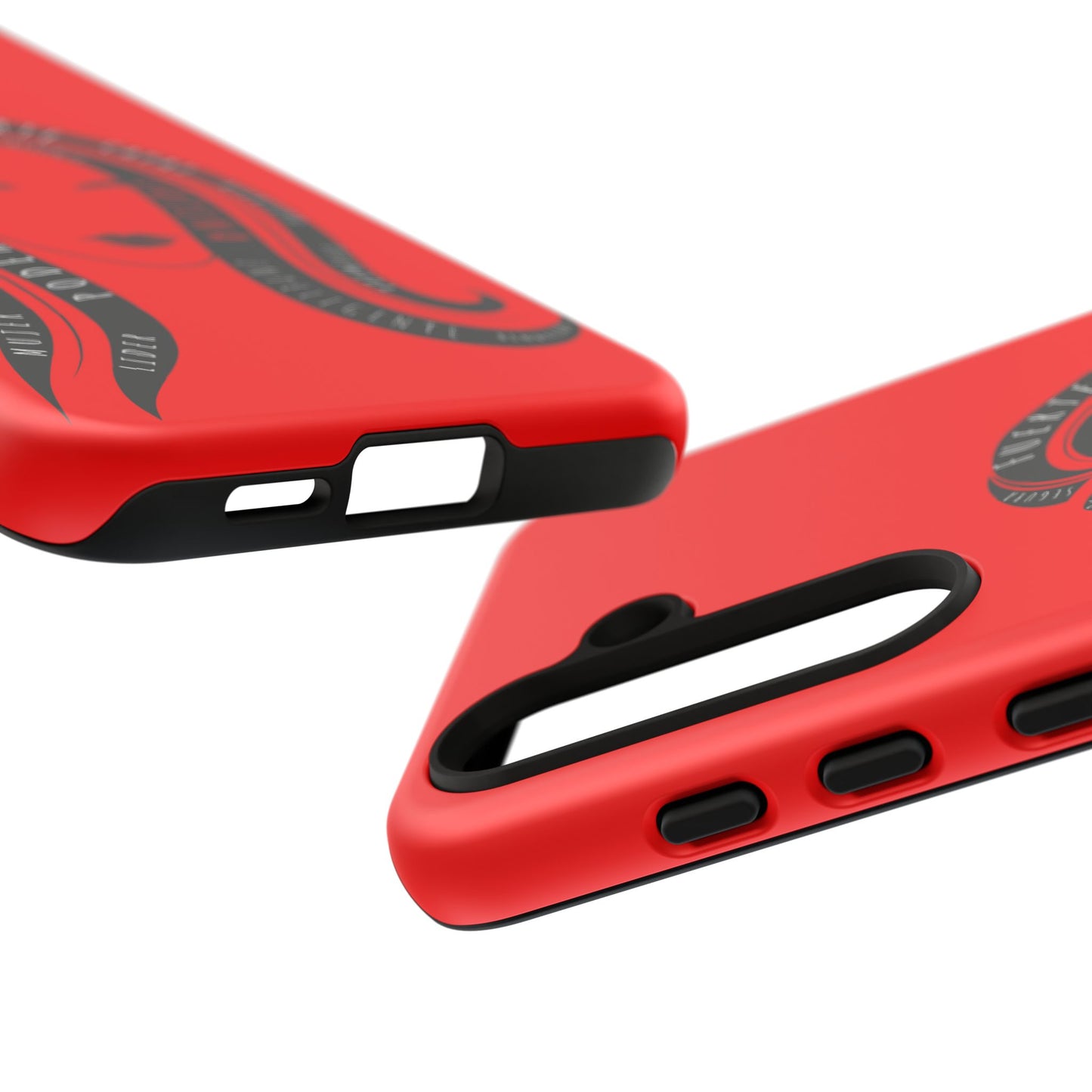 Red Fuerza Latina Tough Phone Case | Latina Empowerment Protective Cover