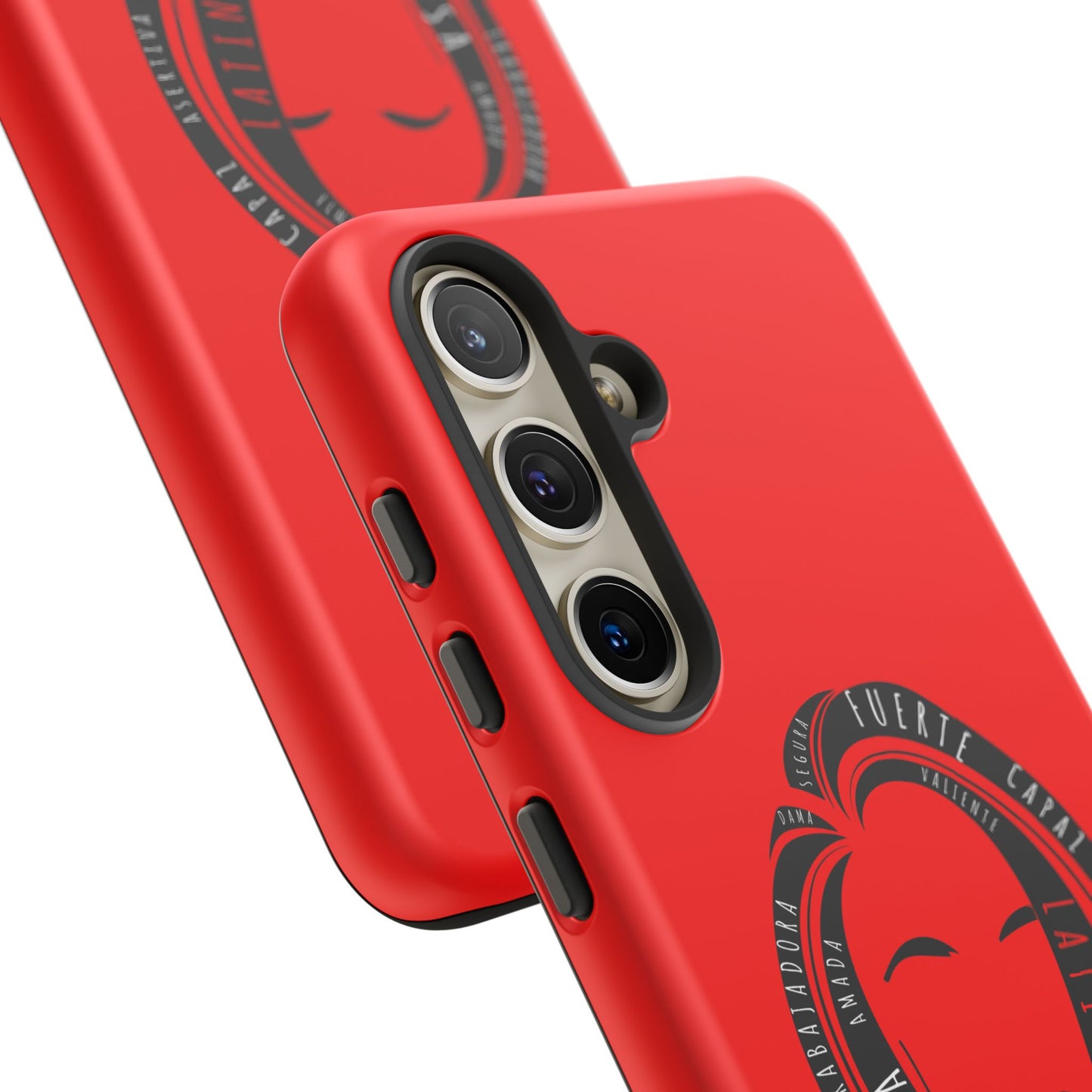 Red Fuerza Latina Tough Phone Case | Latina Empowerment Protective Cover