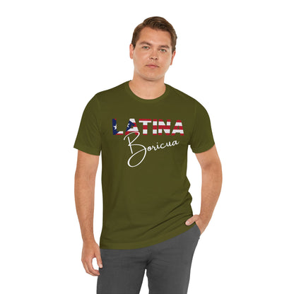 Latina Boricua Shirt | Puerto Rico Latina Pride Graphic Tee for Women