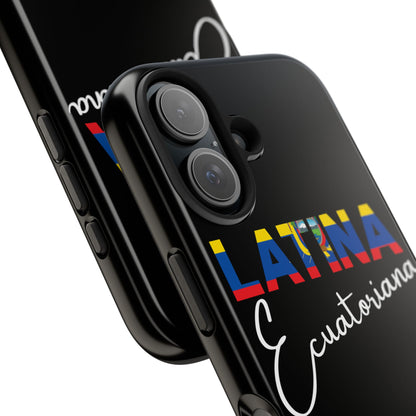 Latina Ecuatoriana Tough iPhone Case | Ecuador Latina Pride Protective Cover
