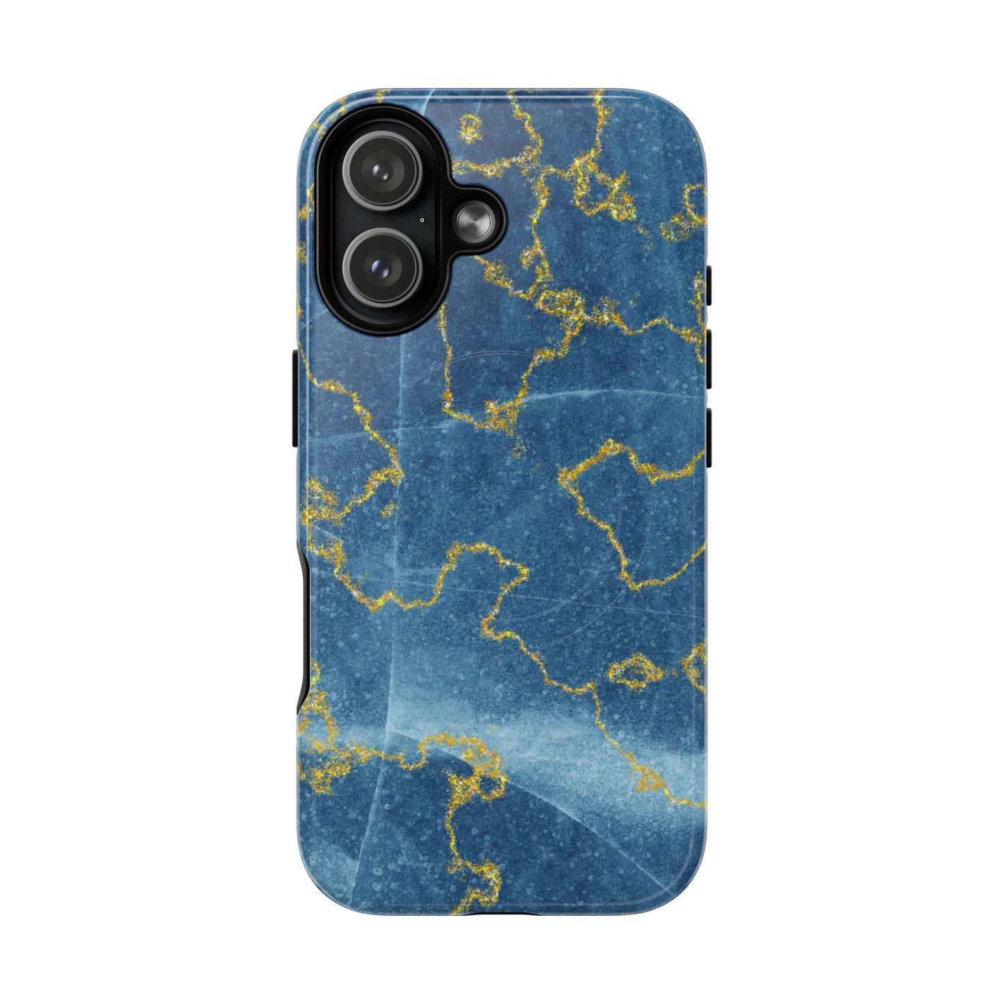 Azure Luxe Marble MagSafe Phone Case