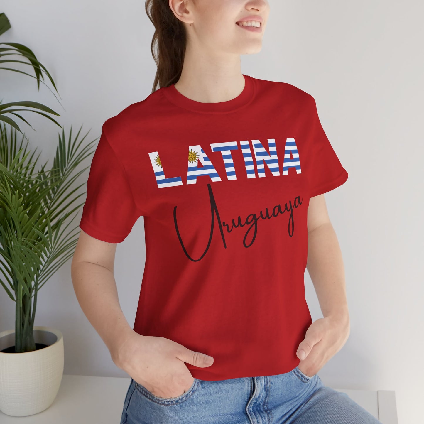 Latina Uruguaya, Shirt – Uruguay Latina Pride Graphic Tee for Women