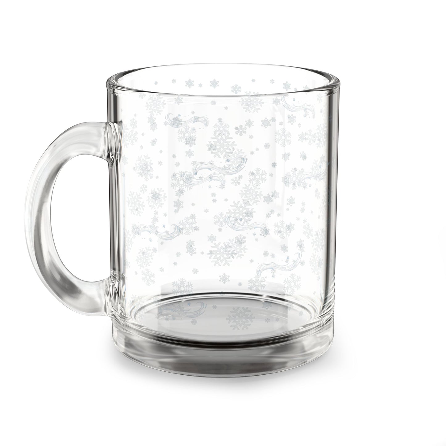 Winter Wonderland Glass Mug - Cozy Holiday Drinkware, Perfect for Hot Cocoa, Gifts for Christmas, Tea Lovers, Personal Use