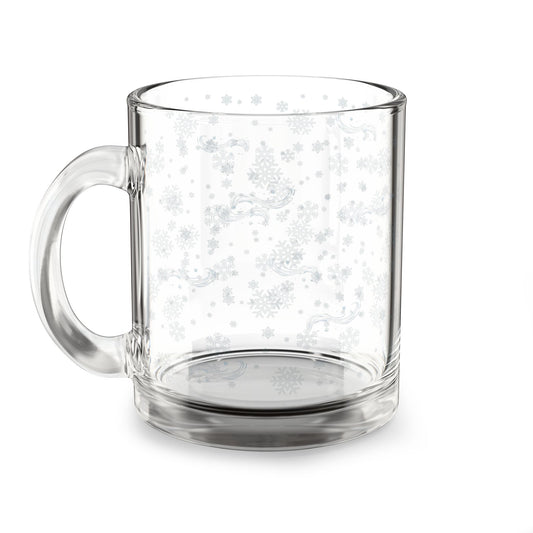 Winter Wonderland Glass Mug - Cozy Holiday Drinkware, Perfect for Hot Cocoa, Gifts for Christmas, Tea Lovers, Personal Use