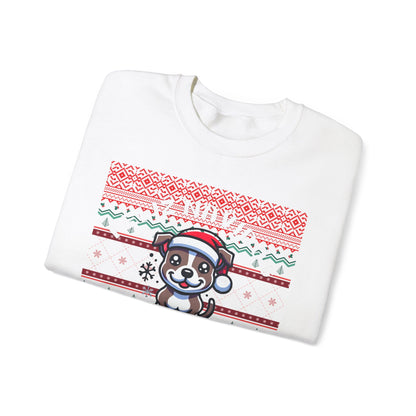 Feliz Navidog Ugly Christmas Sweater- Pitbull